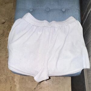 Victoria’s Secret size small terry white shorts like new
